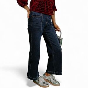 RISEN ADALYNN MIDRISE WIDE
LEG CROP JEAN size 3